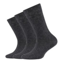 Ponožky Camano anthracite 3-pack organic cotton