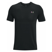 Under Armour Men's UA Rush Seamless Legacy Short Sleeve Black/Black Fitness tričko