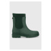 Holínky Tommy Hilfiger Rain Boot Ankle dámské, zelená barva
