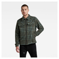 Jacket - G-star Check overshirt jacket green