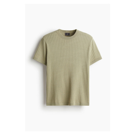 H & M - Pletené tričko Regular Fit - zelená H&M