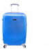 Cestovní palubní kufr skořepinový na čtyřech kolečkách Agrado 30l - modrá