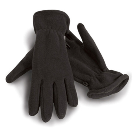 Result Unisex feecové rukavice R144X Black