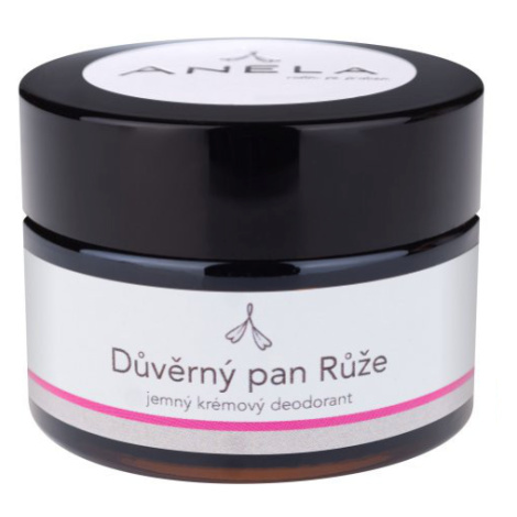 Anela jemný krémový deodorant Důvěrný pan Růže 50 ml