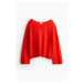 H & M - Tenký svetr z mohérové směsi - oranžová