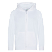 Just Hoods Dětská mikina na zip JH050J Arctic White