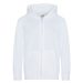 Just Hoods Dětská mikina na zip JH050J Arctic White