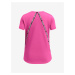 Tmavě růžové holčičí sportovní tričko Under Armour Knockout Tee