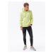 Pánská mikina Ombre Hoodie B979 Lime