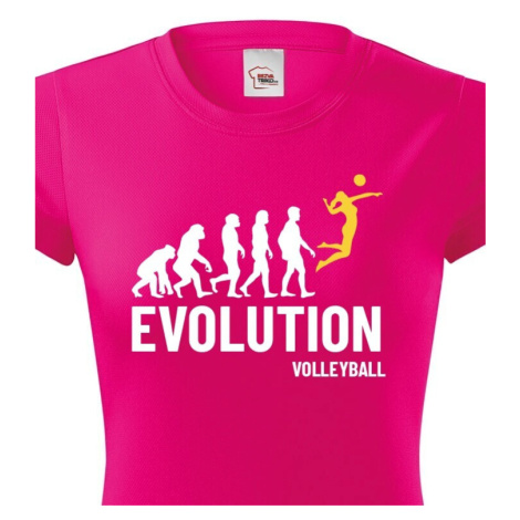 Dámské tričko - Evolution volleyball BezvaTriko