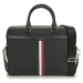 Tommy Hilfiger TH COATED CANVAS COMPUTER BAG Černá