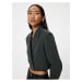 Koton Women's Blazer Jacket Anthracite