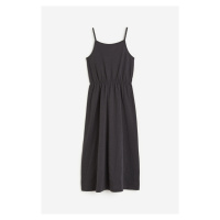 H & M - Šaty z bavlněného žerzeje - šedá