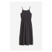 H & M - Šaty z bavlněného žerzeje - šedá