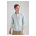 DEFACTO Regular Fit Oxford Long Sleeve Shirt