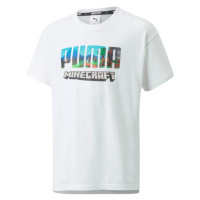 Puma PUMA x MINECRAFT Relaxed Tee Kids Dětské tričko EU 533434-02