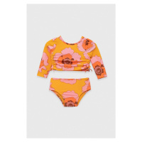 Dvoudílné plavky pro miminko GAP oranžová barva