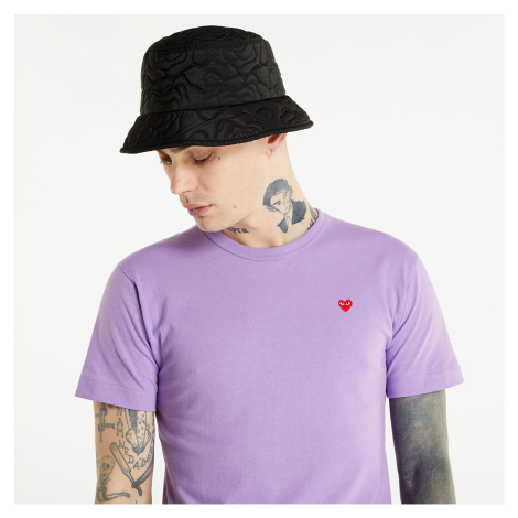Tričko Comme des Garçons PLAY Heart Logo Tee UNISEX Purple