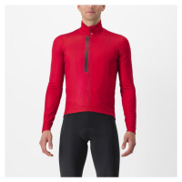 CASTELLI Cyklistický dres s dlouhým rukávem zimní - ENTRATA THERMAL - červená