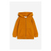 H & M - Bunda na zip's kapucí - žlutá