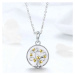 GRACE Silver Jewellery Stříbrný náhrdelník Strom života - stříbro 925/1000 NH-SCN296/17 Stříbrná