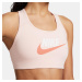 Dámská podprsenka Nike Dri-FIT Swoosh Růžová