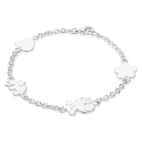 Stříbrný náramek Tous dámský, 1000046100