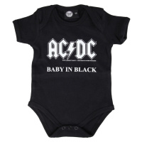 Dětské body dětské AC-DC - Baby in Black - METAL-KIDS - 504.30.8.7