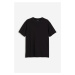H & M - Sportovní tričko z materiálu DryMove™ Loose Fit - černá