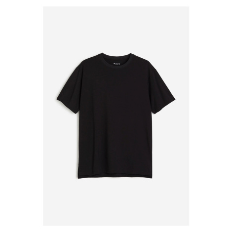 H & M - Sportovní tričko z materiálu DryMove™ Loose Fit - černá H&M