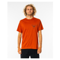 Tričko Rip Curl FADE OUT ICON TEE Red Dirt