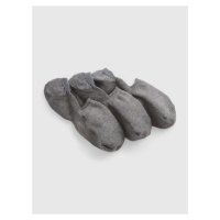 Sada tří párů pánských neviditelných ponožek v šedé barvě GAP
