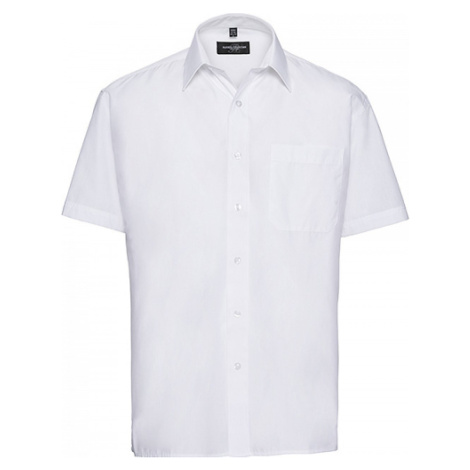 Russell Collection Popelínová košile Russell z polybavlny 65% polyester, 35% bavlna