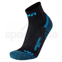 Ponožky UYN Run Superleggera Socks M - černá/modrá /47
