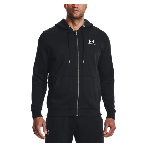 Under Armour UA Essential Fleece FZ Hood M - black