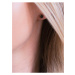 Náušnice s dřevěným detailem BeWooden Rose Earrings Hexagon