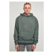 Pánská mikina // Urban Classics / Heavy Terry Garment Dye Hoody bottlegreen