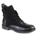Dámské zateplené boty na podpatku W WOL88C černé - Potocki