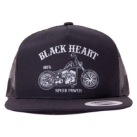 Kšiltovka BLACK HEART Bobber BLK Trucker černá