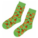 Veselé ponožky Pomeranč, zelené 35-39
