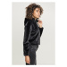 Urban Classics Ladies Oversize Short Teddy Hoody black