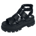 Buffalo Aspha GLD sandály černá
