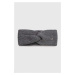 Čelenka s příměsí vlny Calvin Klein šedá barva