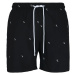 Embroidery Swim Shorts - black/palmtree
