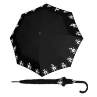 Doppler Fiber Flex AC Cats Family Black - dámský holový vystřelovací deštník