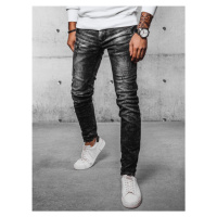 Dstreet Trendy černé pánské džíny