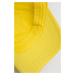Dětska čepice Fila žlutá barva, s aplikací