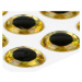 Sybai Epoxidové Oči 3D Epoxy Eyes Holographic Gold Průměr: 8mm