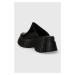 Kožené pantofle Camper BCN dámské, černá barva, na platformě, K201605.001