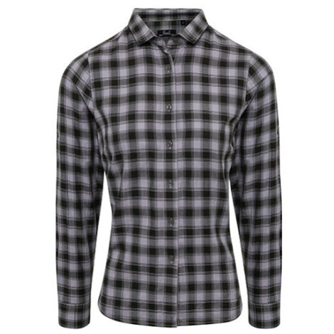Premier Workwear Dámská bavlněná košile s dlouhým rukávem PR350 Steel